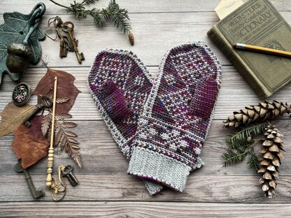 Fair Isle Windmill Mittens