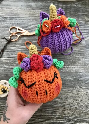 Unicorn Halloween Pumpkin