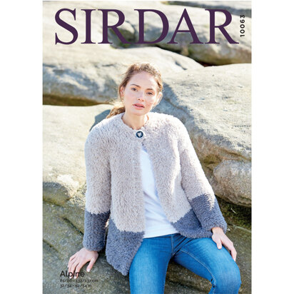 Sirdar 10063 Jacket in Alpine PDF