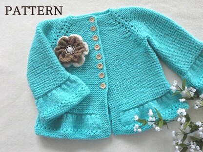 Knitting PATTERN Baby Jacket Vivian