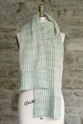 Churros Scarfs in Manos del Uruguay Silk Blend Fino - 2014G