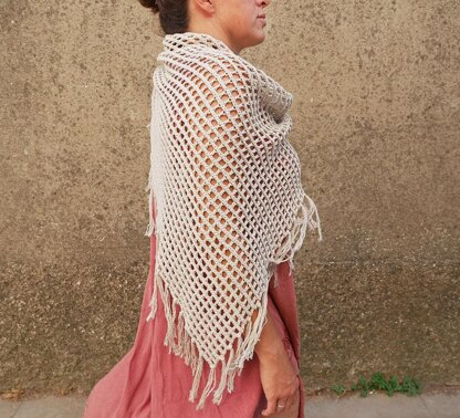 Barley seed shawl