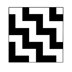 Stairs motif rug by HueLaVive