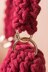 Cotton crochet shoulder bag "Glass of wine"