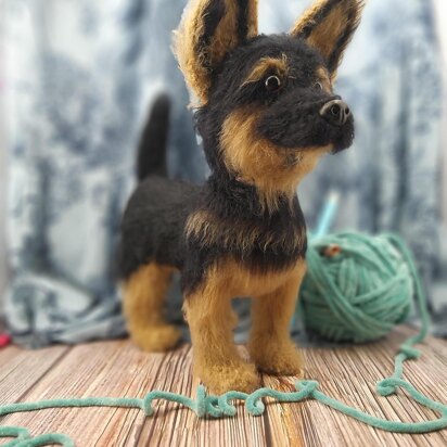 Amigurumi German Shepherd Dog Alsatian