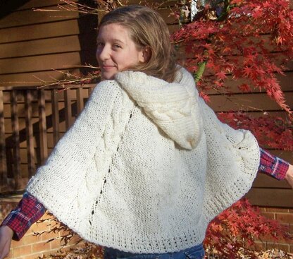Winter Wonderland Cape (a hooded poncho)