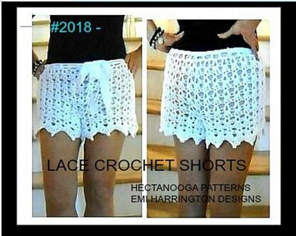 2019- LACE Crochet SHORTS