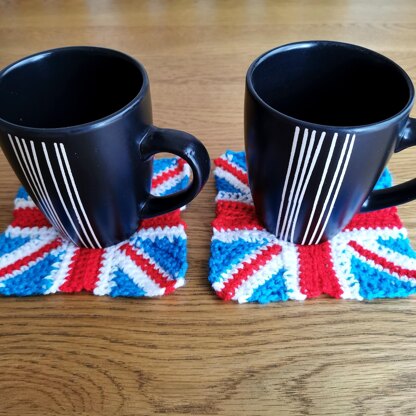 Union Jack drink coaster / beermat