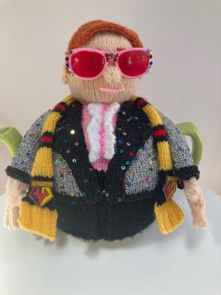 Elton John Tea Cosy Pattern