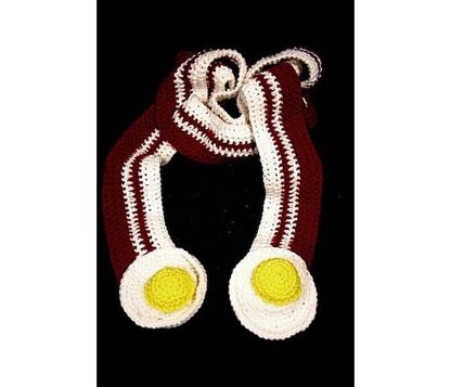 Bacon and Eggs Scarf