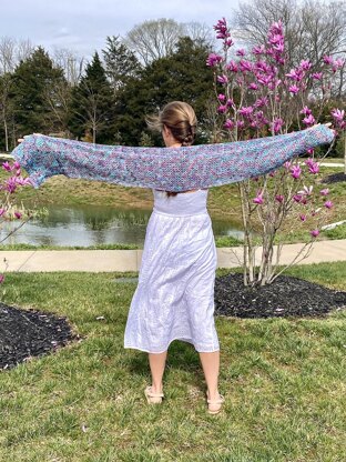 Spring Succulents Shawl