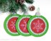 182 Christmas Baubles decor or potholder