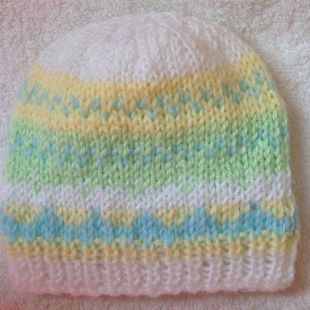 pattern baby hat #3