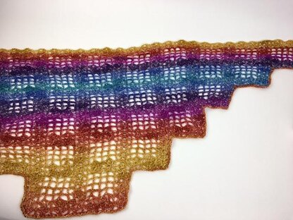 Hooked for Life One Step at a Time Shawl PDF