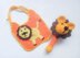 Lion Baby Bib and Rattle