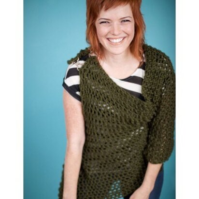 Whirlwind Wrap in Bernat Simply Soft - Downloadable PDF