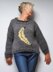 Super chunky jumper with banana motif