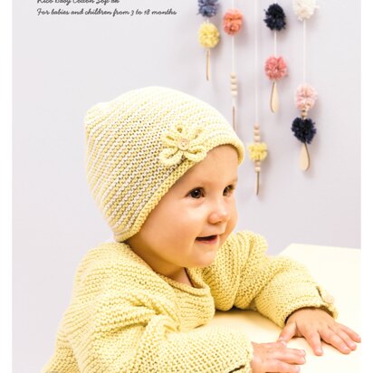 Sweater and Hat in Rico Baby Cotton Soft DK - 887 - Downloadable PDF