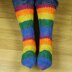 Wrapped Rainbow Socks