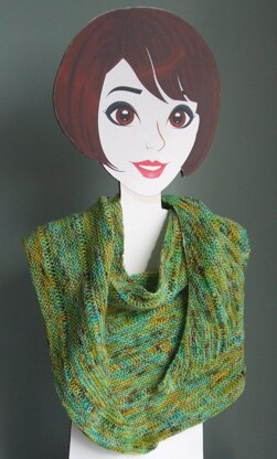 Drop Stitch Shawlette