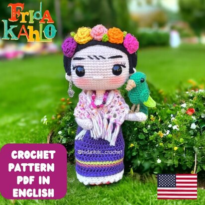 FRIDA KAHLO amigurumi doll