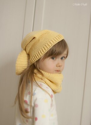 Gemma bunny hat and cowl