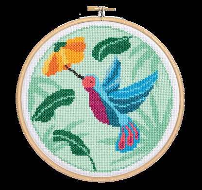 Hawthorn Handmade Humming Bird Cross Stitch Kit