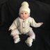 Cooper Baby Cardigan Hat and Booties Set