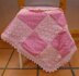 Vintage Style Knitted Patchwork quilt