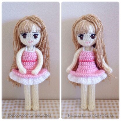 Cat Girl Doll Base (Anime Female Human Figure)