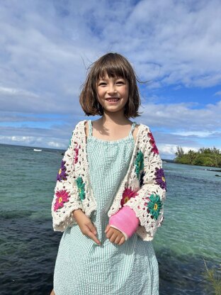 Butterfly Flower Cardigan