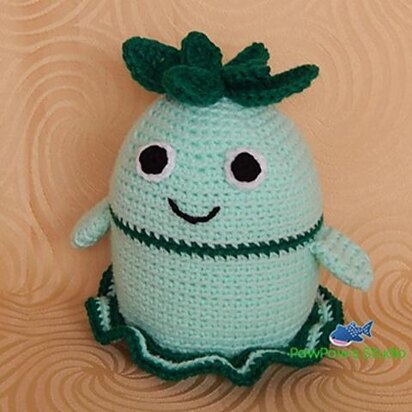 Amigurumi Mint Monster Pattern No.21