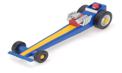 Darice Wood Model Kit - Drag Racer 6.75"X2"