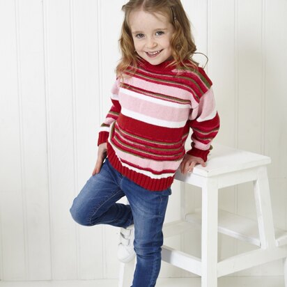 Childrens Jumpers in King Cole Simply Footsie 4Ply - 6028 - Leaflet