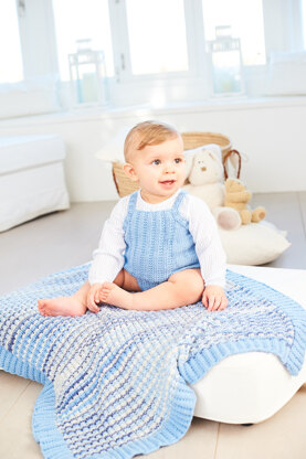 Sweater, Vest and Blanket in Stylecraft Bambino DK & Bambino Prints DK - 10068 - PDF