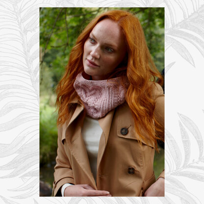 Josephine Cowl - Knitting Pattern For Women in Willow & Lark Ramble