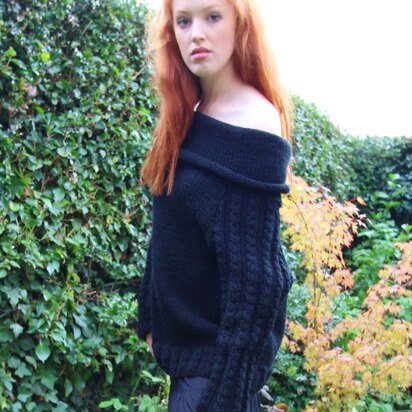 Cable Cowl Sweater
