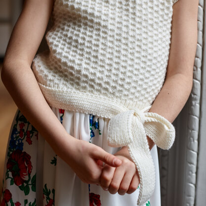 Diana Tank - Top Knitting Pattern for Kids in MillaMia Naturally Soft Merino