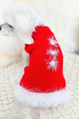 Santa dog coat