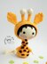 Small Giraffe Doll. Tanoshi series toy.