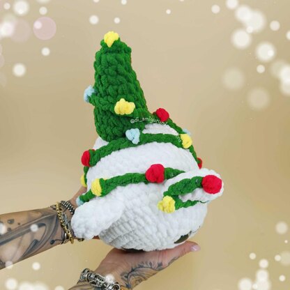Christmas Lights Cat Crochet