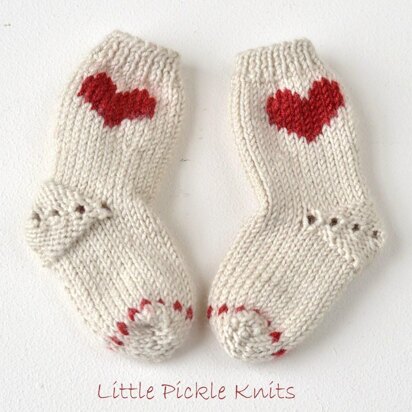 Little Heart Baby Socks