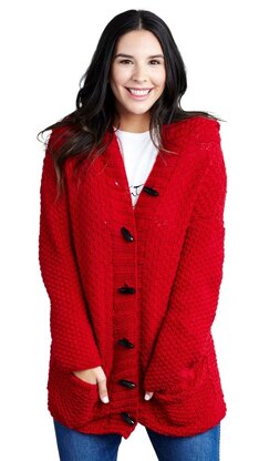 Lazy Day Chic Sweater in Red Heart Chic Sheep - LW5906 - Downloadable PDF