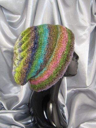 Silk Garden Swirl Slouch