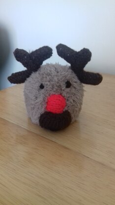 Rudolph reindeer chocolate orange cover