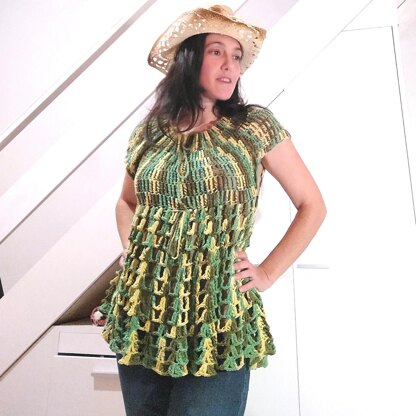 Crochet blouse pattern (English y Español)