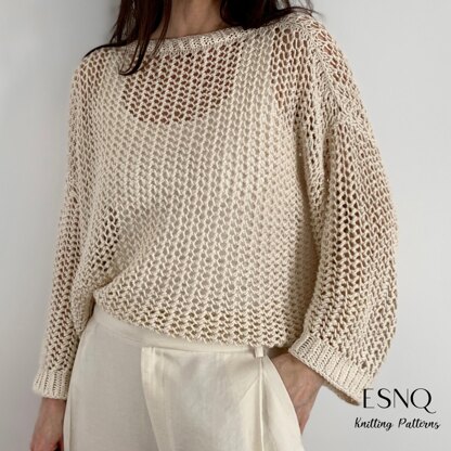 Halcyon Lace Knit Sweater