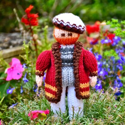 King Henry VIII Doll Knitting Pattern - Toy Knitting Pattern