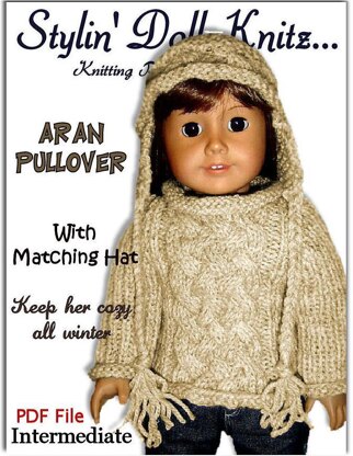 5 pdf knitting patterns. Fits 18 inch and American Girl Doll 02