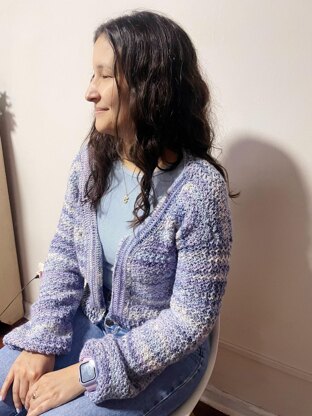 Cardigan Violeta ( español)